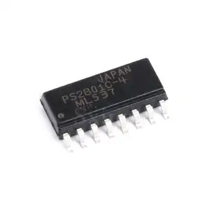 New Original patch PS2801-4-F3-A SOP-16 Transistor/photoelectr output optal isolator OEM/ODM chips