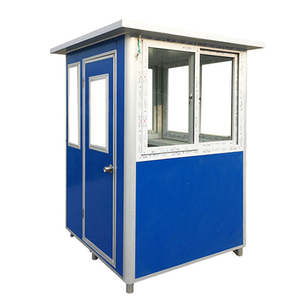 Cabine <span class=keywords><strong>de</strong></span> sécurité préfabriquée TOPPRE, modèle prêt à l'emploi, poste <span class=keywords><strong>de</strong></span> garde portable, kiosque <span class=keywords><strong>de</strong></span> <span class=keywords><strong>vente</strong></span> sécurisé - Product Image 6