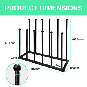 JH-Mech-organizador de botas y zapatos para exterior e interior, organizador de Metal negro, soporte para botas - Product Image 3