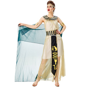 Costume <span class=keywords><strong>de</strong></span> scène <span class=keywords><strong>de</strong></span> la reine égyptienne <span class=keywords><strong>Cléopâtre</strong></span> pour Halloween, idéal pour <span class=keywords><strong>une</strong></span> performance d'opéra - Product Image 5