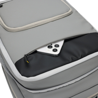Sac à dos léger de haute qualité pour ordinateur portable, personnalisable avec logo, promotionnel, pour le bureau, avec port USB, étanche, en polyester Oxford, fermeture éclair