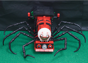 Bloques de Construcción Rebotantes con Temática de Tren Pequeño Charles 8001, Inspirados en Arañas - El Juguete de Rompecabezas Ideal para Niños - Product Image 6