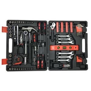 119 Pcs Rumah Tangga Hand <span class=keywords><strong>Tool</strong></span> <span class=keywords><strong>Set</strong></span> Rumah <span class=keywords><strong>Set</strong></span> Alat Kunci Pas <span class=keywords><strong>Set</strong></span> dengan Kotak Alat Plastik - Product Image 6