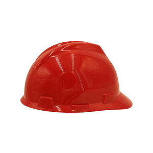 노란색 V 스타일 ABS HDPE 산업용 건설 안전모 CE EN397 인증 중동 시장용 - Product Image 4