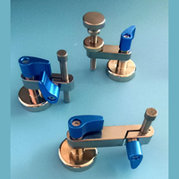 Localisateur magnétique auto-centrant pour pièces, étau magnétique avec mors parallèles de 50 mm, dispositif de positionnement CNC en acier