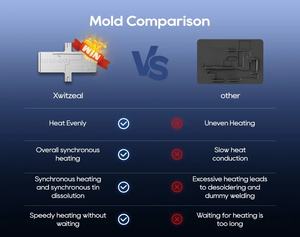 Xwitzeal แพลตฟอร์ม JR1อัฉริยะวัดอุณหภูมิเบื้องต้นสำหรับ iPhone X-16 PRO MAX ซ่อมเมนบอร์ดชุดสถานี desoldering - Product Image 3
