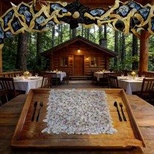 Rollo de Fondo de Pared de Flores Artificiales con Aspecto Natural 5D de 8x9 pies, Adorno para Jardinería del Hogar, Decoración para Bodas - Product Image 4