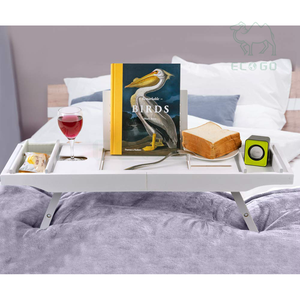 Étagère extensible pliable Plateau de baignoire Spa Baignoire Caddy Organisateur Blanc Baignoire Plateau Table - Product Image 5