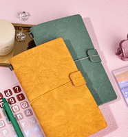 Cahier en dentelle de style européen-Journal d'écriture A6 fait à la main, livre d'écriture antique avec boîte-cadeau