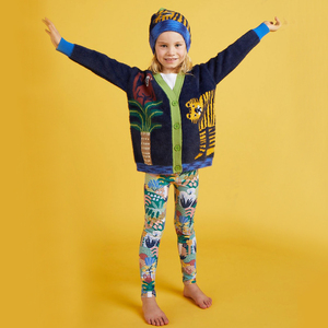 Pantalones clásicos para niños, mallas de bambú, viscosa, 95% licra, 5% - Product Image 6