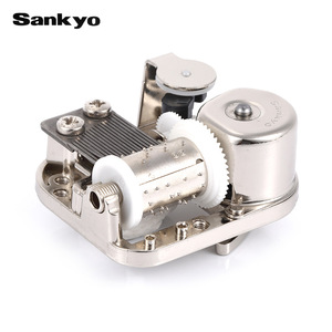 Mecanismo de Caja de Música Clásica de Cuerda Manual Sankyo 21SG10NS de Metal Plateado, de China, para Colecci<span class=keywords><strong>ó</strong></span>n Conmemorativa o Regalo - Product Image 3