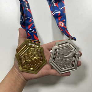 Medallas Deportivas Personalizadas de Metal Pulido en 3D, Doradas, para Maratón <span class=keywords><strong>5K</strong></span> y 10K, con Logotipo Grabado con Láser, para Corredores, Nadadores y Futbolistas - Product Image 2