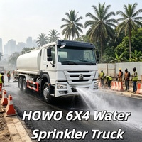 Vente flash : Camion-citerne HOWO 6X4 pour le nettoyage des routes en Afrique, performance stable, grand réservoir d'eau
