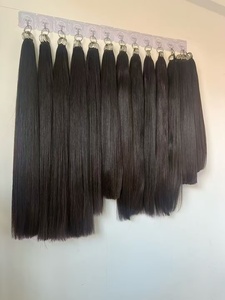 100g Nouveauté Tresses au crochet effet plume Cheveux humains vierges brésiliens Remy Extensions 12-30 pouces Bouclés profonds pour tressage <span class=keywords><strong>naturel</strong></span> - Product Image 4