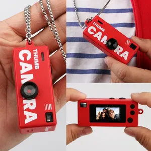 Mini caméra d'action G6 Thumb Keychain, écran 0,96 pouce, style rétro, compatible carte mémoire, enregistreur vidéo 1080P, très petite caméra. - Product Image 5