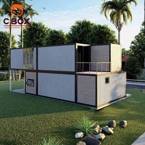 บ้านสำเร็จรูปแบบโมดูลาร์ Cbox สำนักงาน/โรงแรมแบบแผงแซนวิชพร้อมที่จอดรถ บ้านคอนเทนเนอร์เคลื่อนที่ - Product Image 5