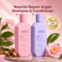 Sampo Kondisioner Minyak Argan Anti-Ketombe yang Menutrisi dan Memperbaiki dengan Minyak Biji Kelapa, Minyak Biji Camellia, dan Protein Mutiara Terhidrolisis