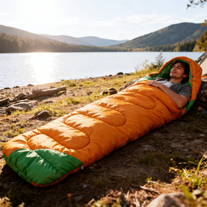 Saco de <span class=keywords><strong>Dormir</strong></span> Ligero y Portátil <span class=keywords><strong>para</strong></span> Acampar, Hacer Senderismo, Viajar, Impermeable, Resistente al Viento y Cálido - Product Image 3