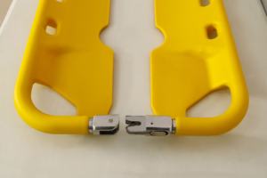 Camilla de Rescate Médica de Aleación de Aluminio y Plástico de Alta Calidad, Color Amarillo, Tipo Pala, Desmontable y Plegable para Ambulancia - Product Image 6