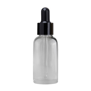 ขวดแก้วบอสตันใสสีทองพร้อมหลอดหยดขนาด 10 มล. 30 มล. 50 มล. - Product Image 3