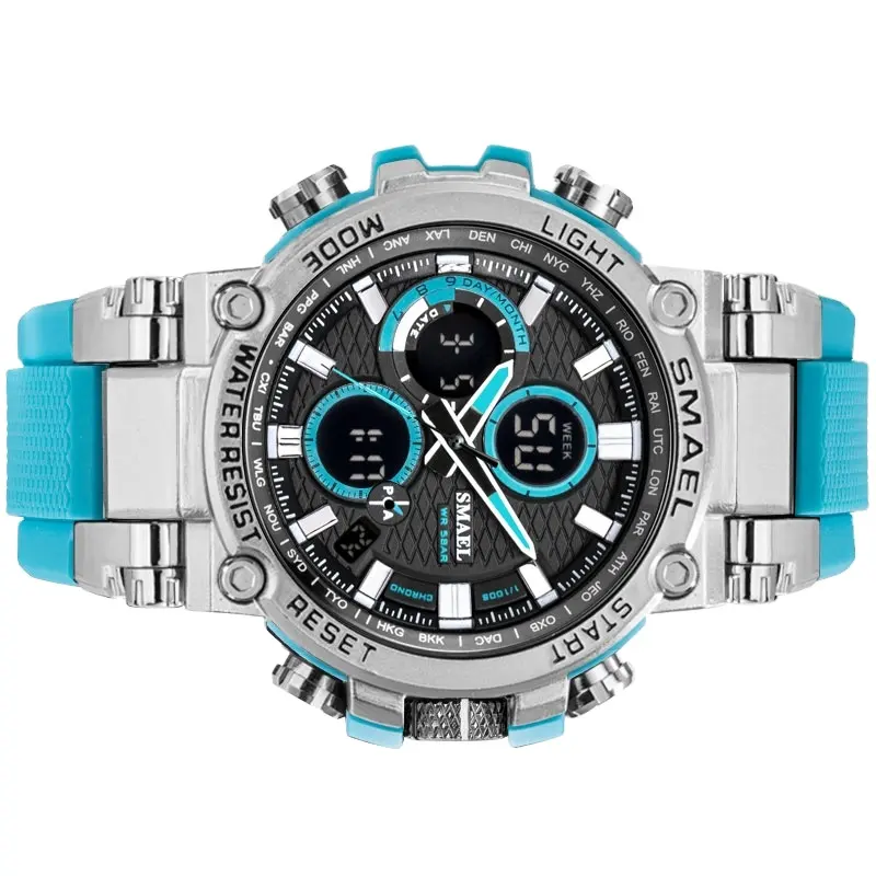 Raymons jam tangan olahraga SL-1803 pria, arloji sederhana led digital gaya bebas, jam tangan oem pribadi 50m dari pembelian Tiongkok
