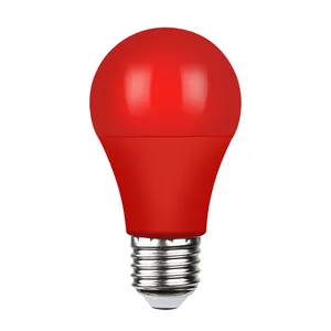 Lampadina a led a colori SAA CE RoHS di qualità eccellente lampadina a led rossa gialla blu lampadina a blocco della luce b22 e26 e27 senza sfarfallio