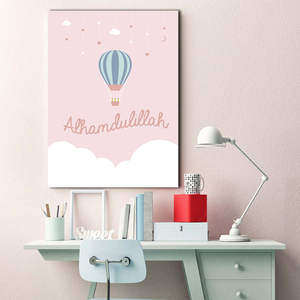 Islamico Wall Art Print Kid Nursery Bedroom Wall Picture Modern Arabic Art <span class=keywords><strong>Poster</strong></span> per la decorazione domestica del Ramadan - Product Image 4