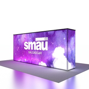 6ft Modern Aluminum Trade Show Booth Exhibit Stand Portable Tool Free Reception <strong>Table</strong> - Product Image 3