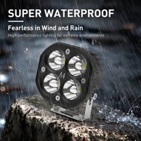 Projecteurs LED A4 haute puissance 160W, super lumineux, faisceau combiné spot et large, pour 4x4, camion, SUV, ATV, UTV