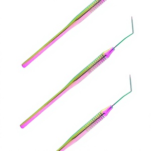 Outil métallique pour rehaussement de cils avec isolation des cils multicolores et emballage personnalisé - Product Image 4