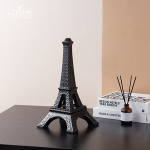 La tour Eiffel en céramique, ornement d'architecture européenne, décoration de maison pour salon, ameublement de vinothèque - Product Image 3