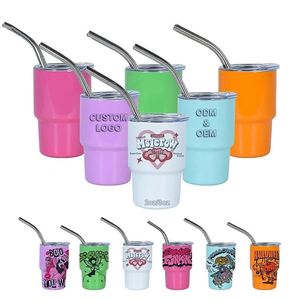 Verre à shot personnalisé avec logo 2oz 3oz, Gobelet de bar isotherme réutilisable en acier inoxydable avec logo personnalisé 50ml 90ml, Verre à whisky - Product Image 1