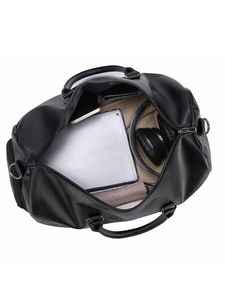 <strong>Leather</strong> <strong>Travel</strong> Duffel <strong>Bag</strong> With Shoe Pouch Bluflut Waterproof Weekend Overnight Duffle <strong>Bag</strong> <strong>for</strong> <strong>Men</strong> Gym Sports <strong>Travel</strong> <strong>Bag</strong> <strong>for</strong> <strong>Men</strong> - Product Image 3