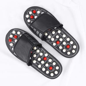 Sandales de réflexologie pour stimulation des points d'acupuncture, avec nœuds de massage des points d'acupuncture du pied, pression simulée par les doigts humains, pantoufles de massage des pieds - Product Image 6