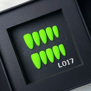 Azul 3D flor hecha a mano prensa en las uñas 10 piezas lujo reutilizable Nail Art belleza decoración precio al por mayor uñas postizas - Product Image 2