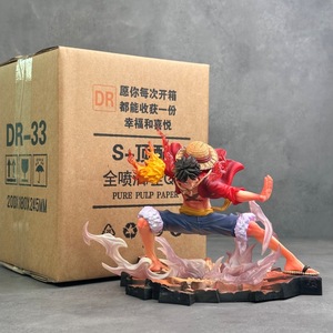 Figurine Luffy en PVC <span class=keywords><strong>de</strong></span> 17 cm <span class=keywords><strong>avec</strong></span> <span class=keywords><strong>chapeau</strong></span> <span class=keywords><strong>de</strong></span> <span class=keywords><strong>paille</strong></span>, grande taille, cadeau idéal pour les collectionneurs <span class=keywords><strong>de</strong></span> mangas, jouet pour l'affichage sur étagère ou en vitrine, décoration. - Product Image 2
