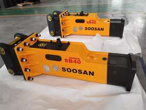 หัวเจาะไฮดรอลิก SOOSAN รุ่น SB40 แบบกล่องเก็บเสียง สำหรับรถขุดขนาดเล็ก รถตักล้อยาง รถตักล้อยางแบบสกิดสเตียร์ สำหรับงานรื้อถอน - Product Image 2