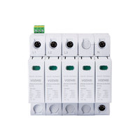 VOZWEI VPM1000-50 3N+NPG Tipo 1+2 (T1+T2) Modalità 3+1 AC800V 800V AC 50kA 25kA 12.5kA SPD Dispositivo di Protezione da Sovratensioni per Sistemi AC