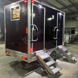 Customized Restroom Full Equipment Toilets Manufacturers Portable Shower Trailer Vip Mobile Toilet Porta Potty With Water - Product Image 2