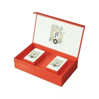 Boîte cadeau de luxe en carton rigide en forme de livre avec fermeture magnétique, boîte artisanale personnalisable
