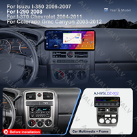 Écran tactile Android 12,3 pouces pour voiture, système multimédia, cadre de tableau de bord, DSP, GPS, CarPlay sans fil pour ISUZU 06-07 I-350 2008 I-290 I-370