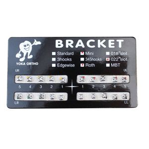 <span class=keywords><strong>Dental</strong></span> Ortho Mini <span class=keywords><strong>Roth</strong></span> 022 Slot Metallo Bretelle Staffa - Product Image 1