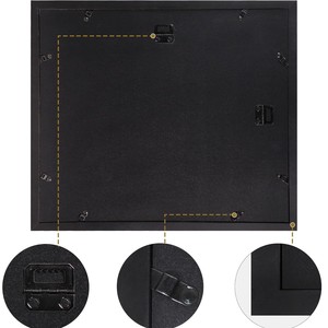 Photo <b>Frame</b> Multiple Holes 5 6 7 8 Inch Wall Mount Rectangular Horizontal Handmade Family Picture Display - Product Image 2