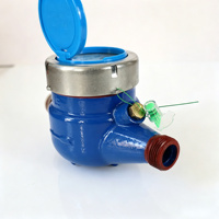 Compteur d'eau HaiYi Xing DN15 à rotation 360°, corps en acier inoxydable, multi-jets, type sec, classe B R80, ISO4064, horizontal, IP68, OEM