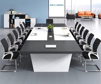 Mobilier de bureau 20 personnes Table de conférence exécutive chaise bureau bureau table de bureau commercial