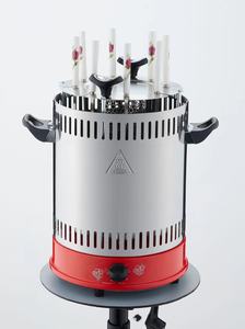 Điện dọc BBQ nướng với 8 cái thép không gỉ BBQ công cụ nhà không khói nướng tự động xoay thịt nướng xiên - Product Image 2