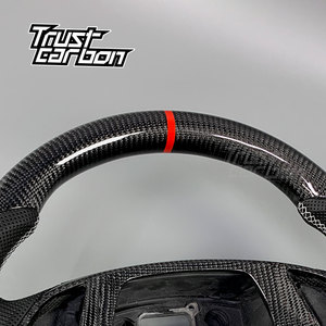 Volante in Fibra di Carbonio Personalizzato per Chevrolet <span class=keywords><strong>Corvette</strong></span> C7 C6 C8 Camaro Cruze SS ZL1 2010-2019 - Product Image 5