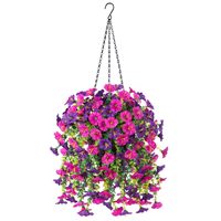Plantes vertes artificielles faites à la main Tenture murale Simulation Eucalyptus Morning Glory pour la maison Porte extérieure Fête des mères Noël