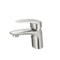 Robinet de salle de bain classique en acier inoxydable 304, finition chromée, moderne, brossé, à poignée unique, à montage sur plan, avec cartouche en céramique