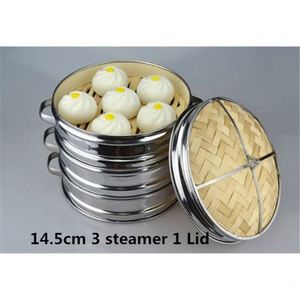 Acrylbox avec poignée en bambou, <span class=keywords><strong>grand</strong></span> cuiseur à couscous, cuiseur vapeur pour dim sum, récipient en bambou, artisanat traditionnel en bambou pour la cuisson du riz - Product Image 5
